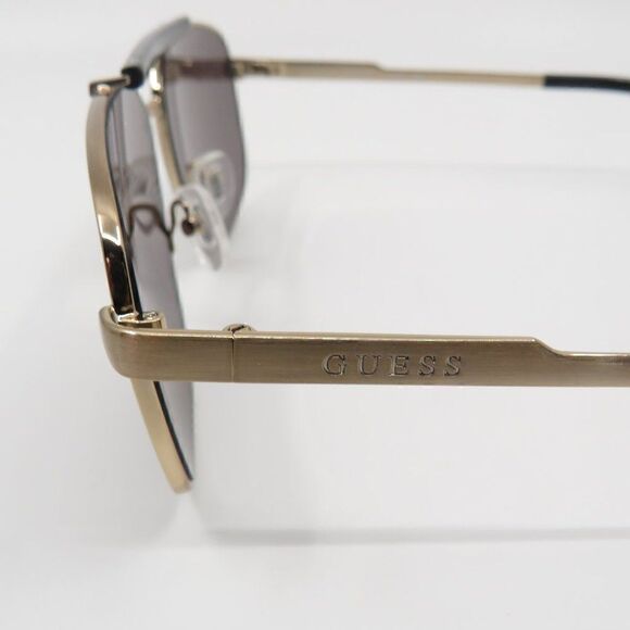 Guess GU00054 33A New Gold/Solid Gray Pilot Men's Sunglasses - Picture 8 of 9